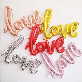 Bóng nhôm chữ love
