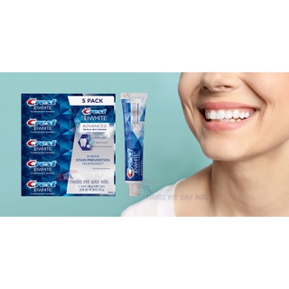 Kem đánh răng Crest 3D White Advanced Whitening 158g