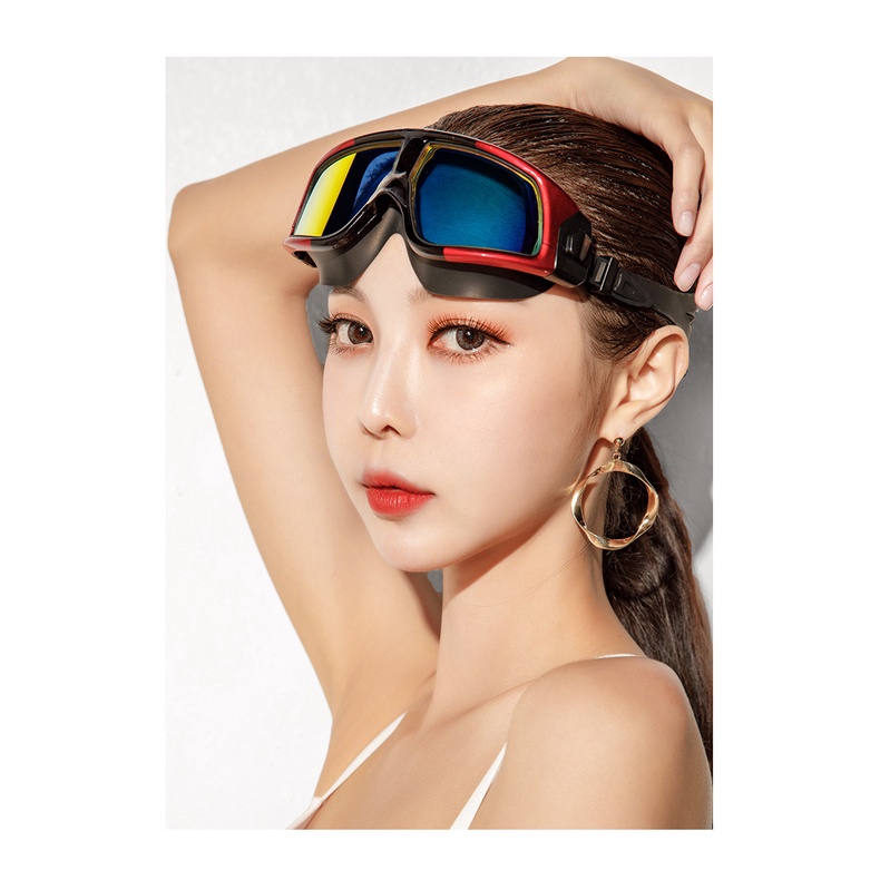 Kính Bơi Chống Sương Mù Khung Lớn Tiện Dụng Cho Nam Và Nữ