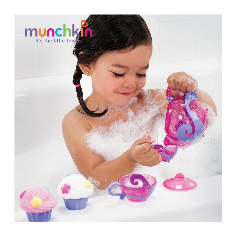 Bộ tiệc trà trong nhà tắm Munchkin - đồ chơi cho bé sáng tạo ngay cả khi tắm