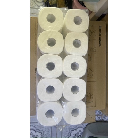 Giấy vệ sinh thái lan gia nguyen 1 lốc 10 cuộn có lõi