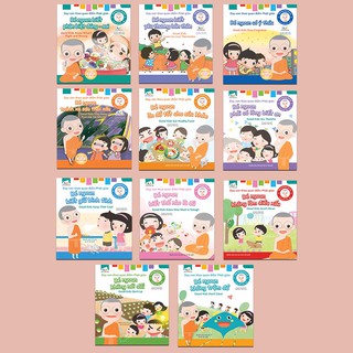 SÁCH - Song Ngữ Việt Anh - Dạy Con Theo Quan Điểm Phật Giáo (Trọn bộ 11 cuốn)