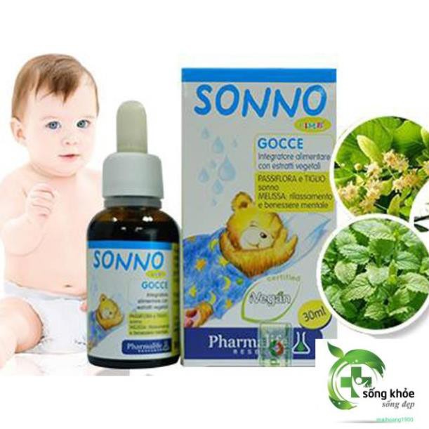 FITOBIMBI Sonno- Thảo dược châu âu giúp bé ngủ ngon, dành cho trẻ khó ngủ, ngủ không sâu giấc