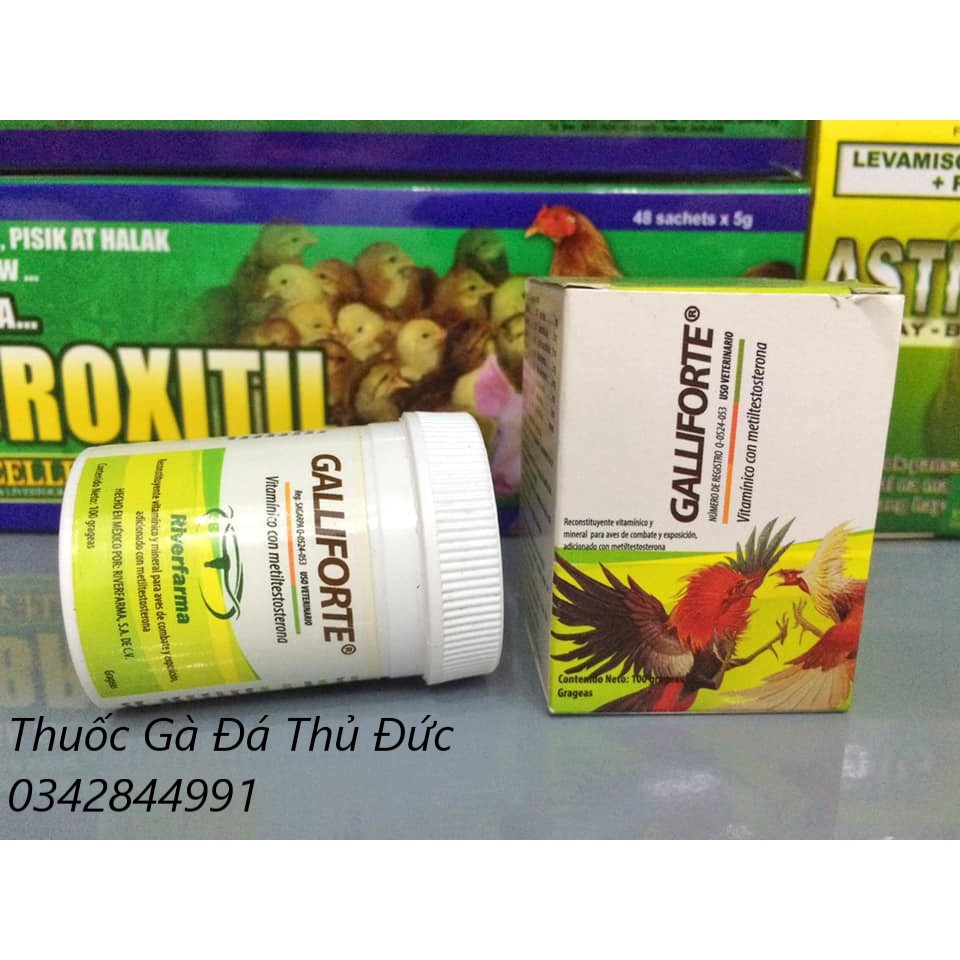 Thuốc Galliforte gom bo tuần cuối, tăng bo, sung mạnh - lẻ 1 viên.
