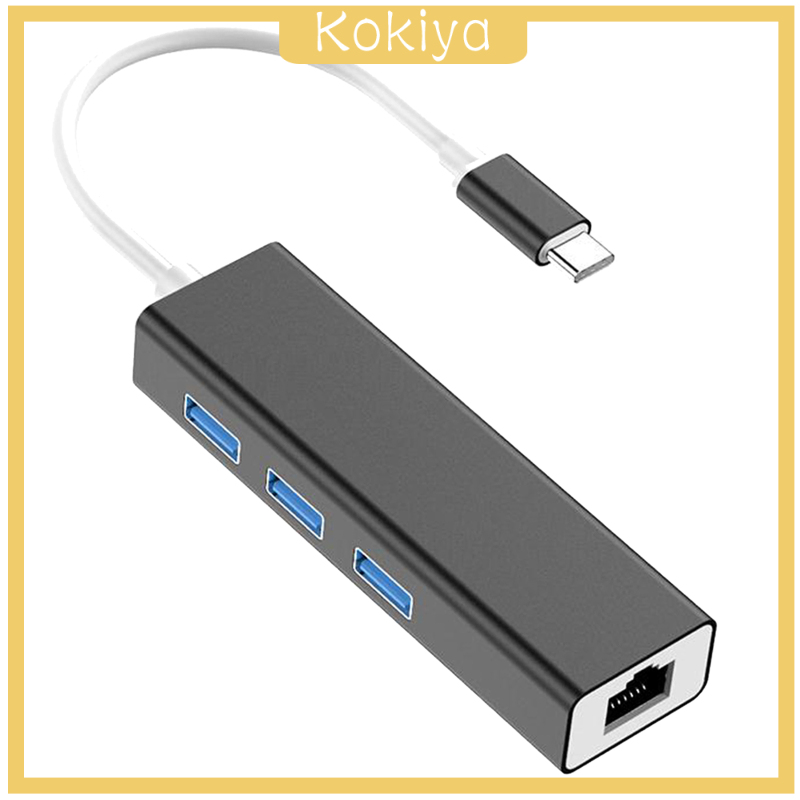 Bộ Chuyển Đổi Cổng Usb C Sang Ethernet Lan Rj45 Màu Bạc