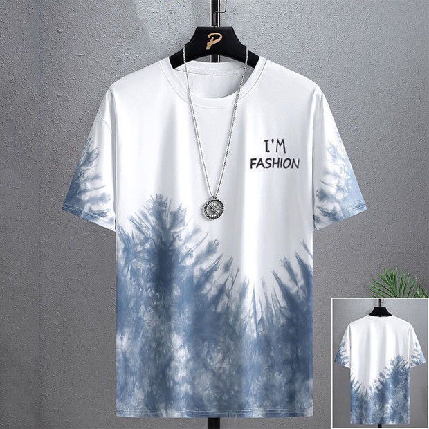 Áo Thun Ngắn Tay Dáng Rộng oversize In Họa Tiết Thời Trang Mùa Hè Dành Cho Nam/Size M-5XL