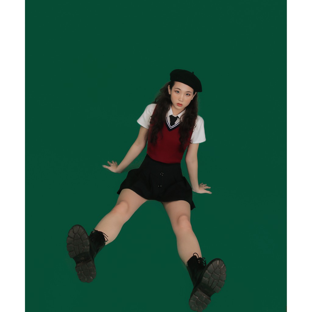 [Mã WASKT304 giảm 15% tối đa 30K đơn 99K] Áo gile ba lỗ croptop đỏ đô DALLA | BigBuy360 - bigbuy360.vn