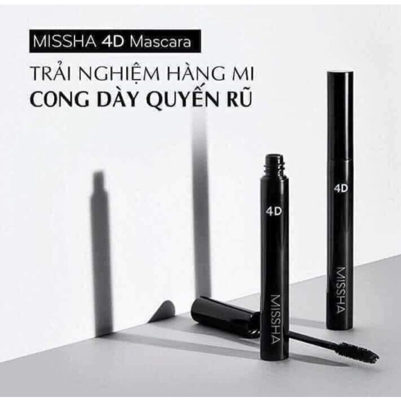 (Đủ bill) Chuốt mi mascara missha 4D | BigBuy360 - bigbuy360.vn