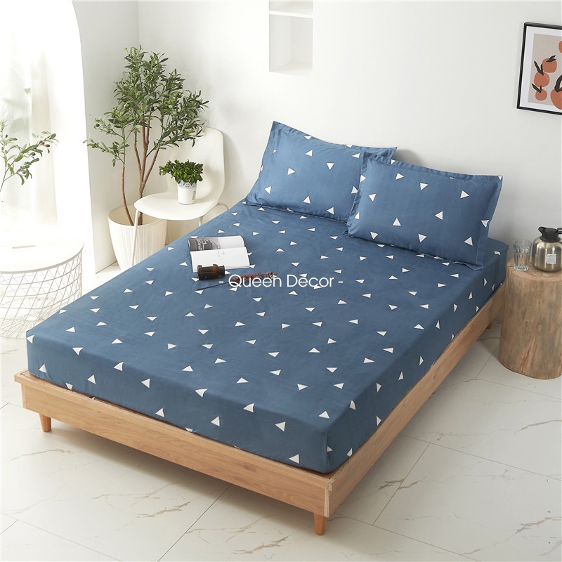 Bộ Ga Gối 3 Món M6. M8. M2 💖 Ga Giường + 2 Vỏ Gối Nằm, Drap Trải Nệm Cotton Poly  - QueenDecor | BigBuy360 - bigbuy360.vn