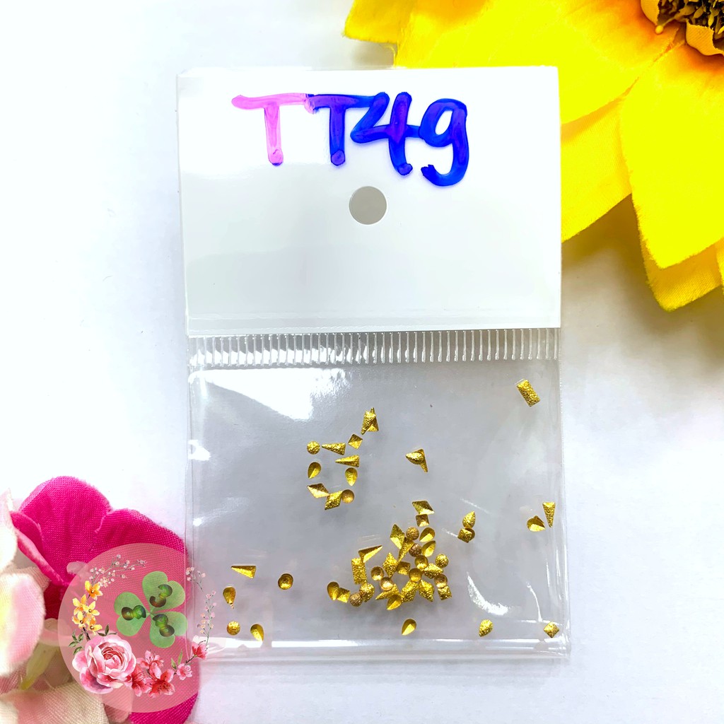 Mẫu TT49 . Charm kim loại đính trang trí móng