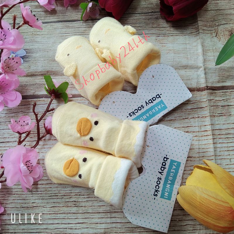 Tất vớ dễ thương xinh xắn  cho bé, chất liệu cotton mềm, thoáng mát( từ 0 đến 6 tháng)