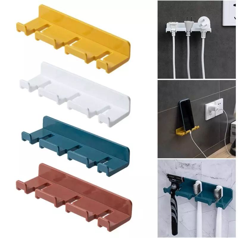 Kệ Giá Để Bàn Chải Đánh Răng Dán Tường Kệ Để Đồ Nhà Tắm Đa Năng