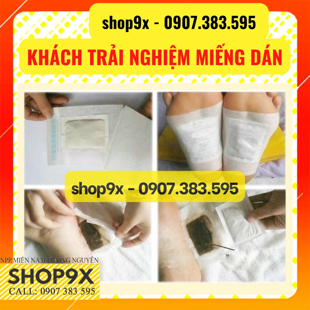 10 Miếng Dán Chân Thải Độc Nhật Bản Kinoki Detox Foot Patch