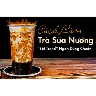 Trà sữa tự pha vị Ô long nướng/socola/trân châu đường đen có kèm trân châu