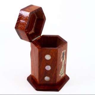 Lọ đựng tăm gỗ