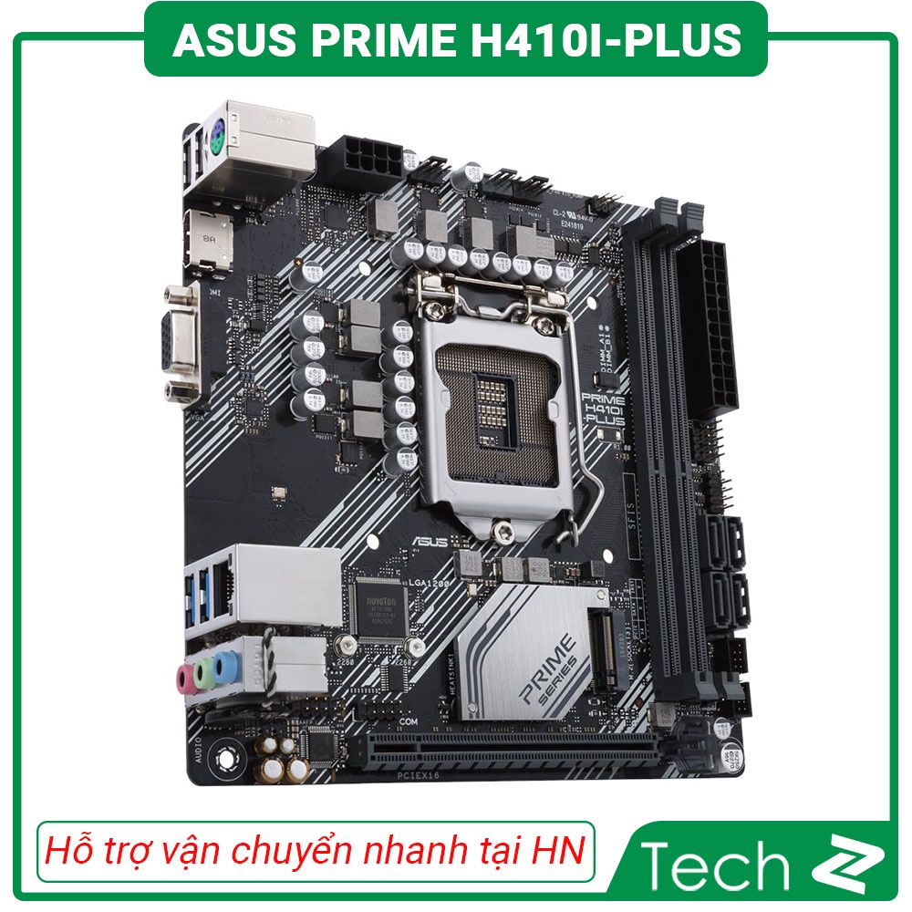 Mainboard ASUS PRIME H410I PLUS (Intel H410, Socket 1200, Mini-ITX, 2 khe Ram DDR4)