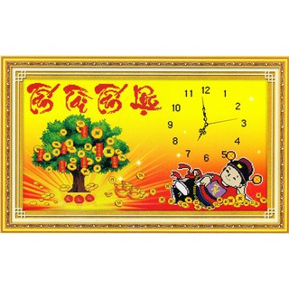 Tranh thêu chữ thập Tấn Tài Tấn Lộc DLH-222903