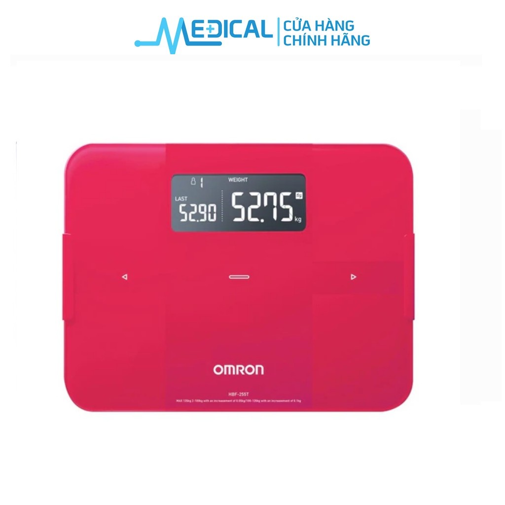 Máy đo thành phần cơ thể, cân nặng, chỉ số khối cở thể (BMI) OMRON HBF-255T phân tích lượng mỡ cơ thể - MEDICAL