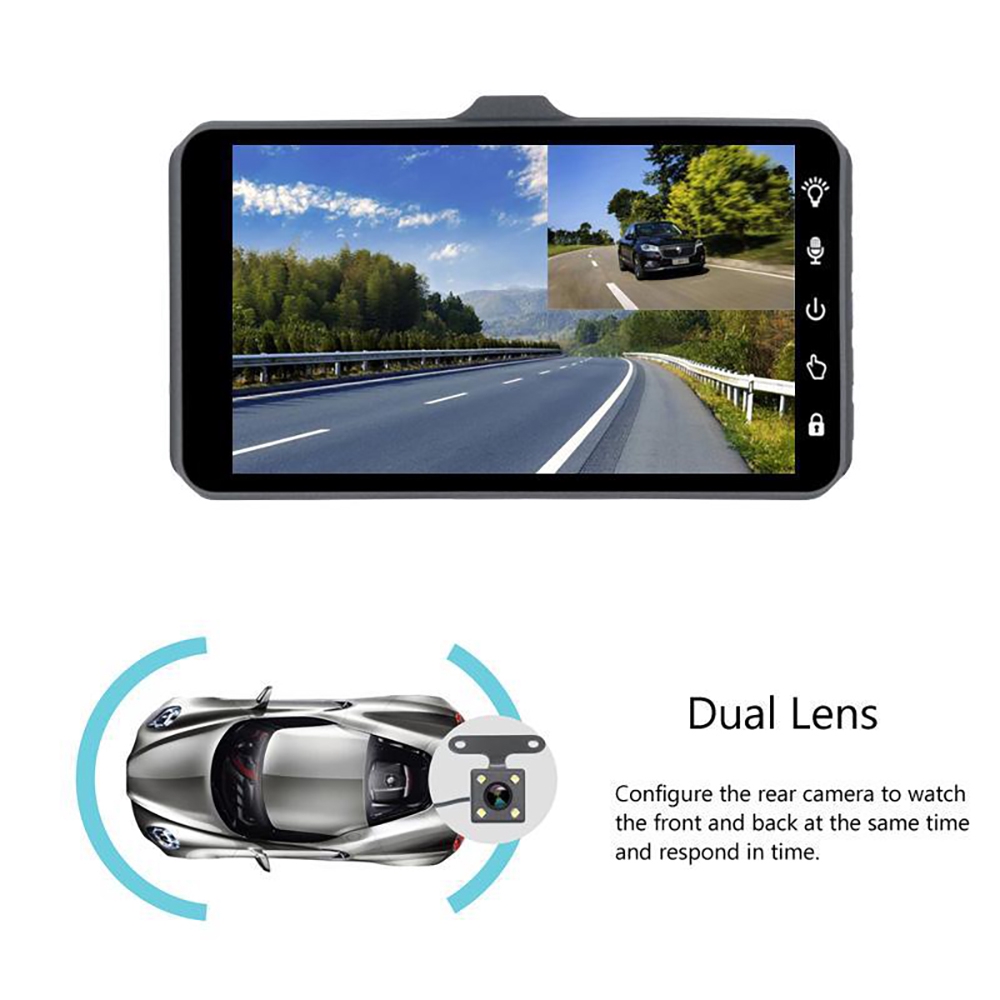 Máy Quay Hành Trình Bt100 Màn Hình 4.0 Inch 1080p Cho Xe Hơi | BigBuy360 - bigbuy360.vn