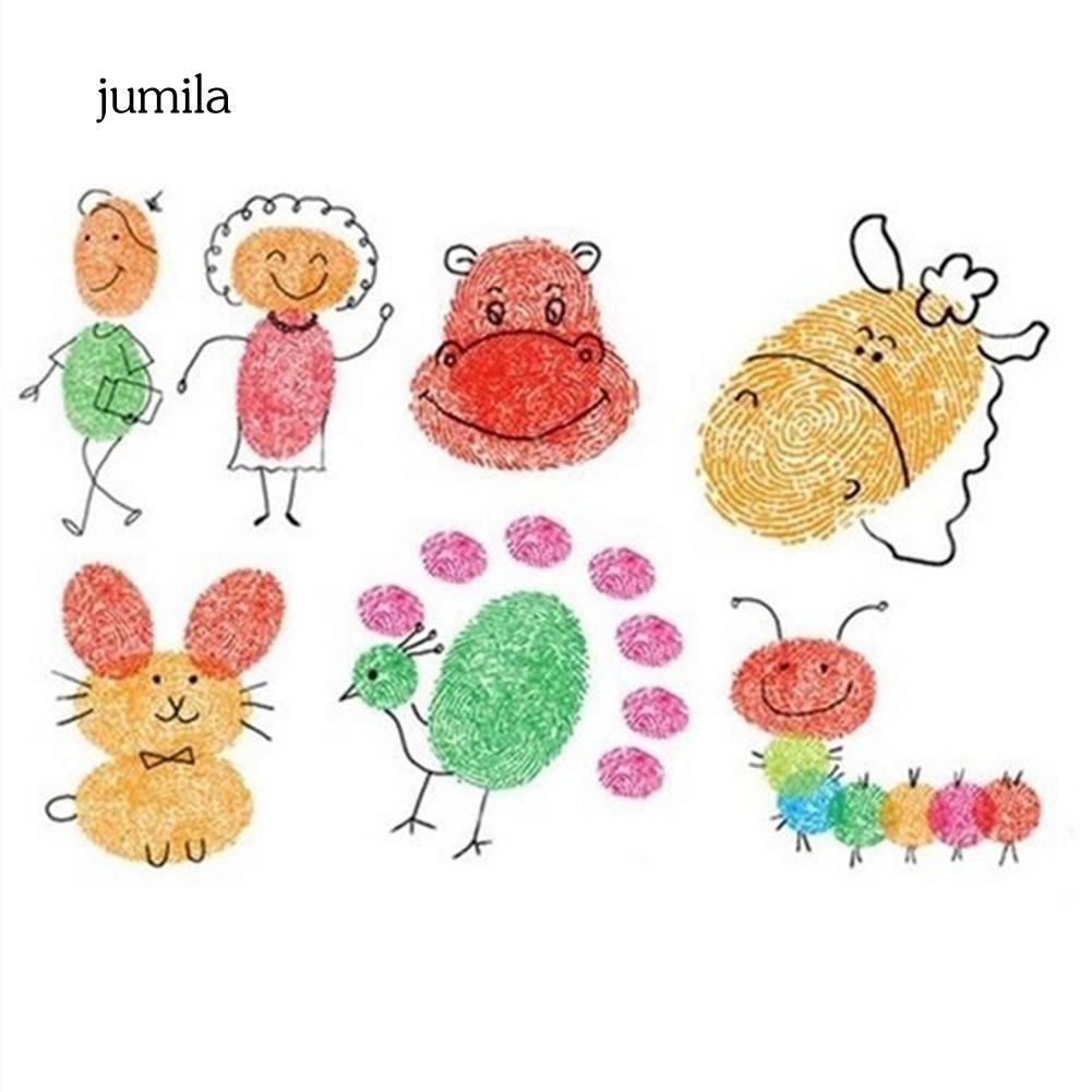 Mực in dấu vân tay nhiều màu sắc