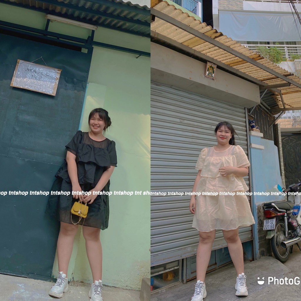 ĐÀM TƠ 3 TẦNG [ TNT Shop Bigsize 60kg - 90kg ] Ảnh thật 100%