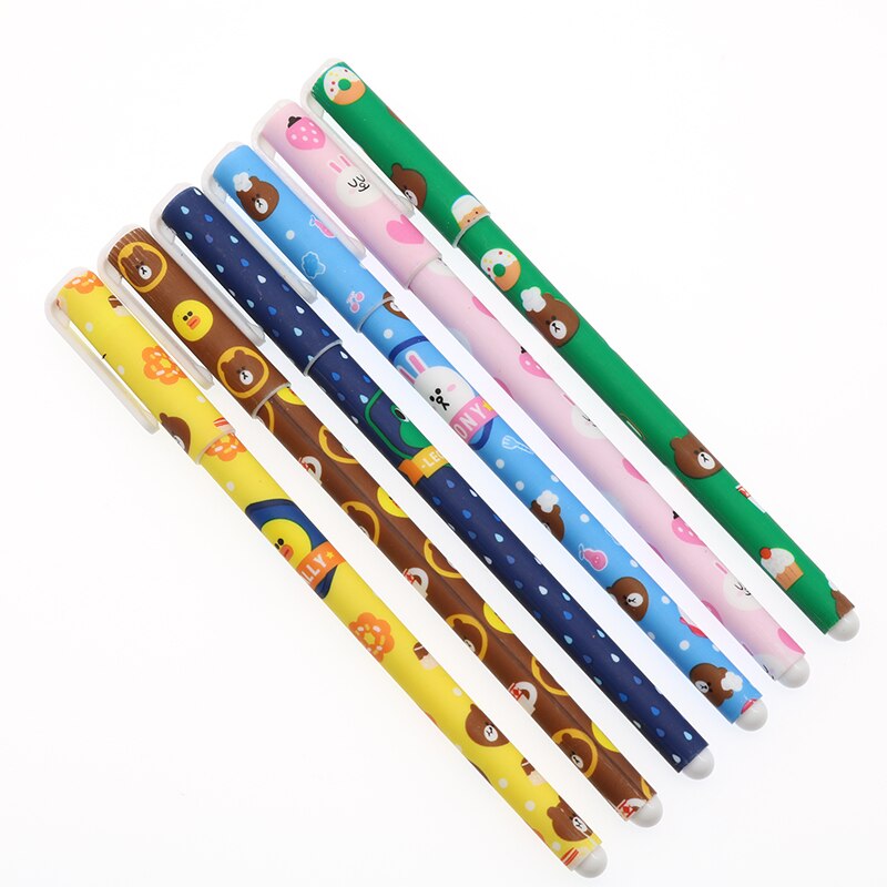 Set 6 Bút Mực 0.38mm Kiểu Dáng Sáng Tạo Dễ Thương