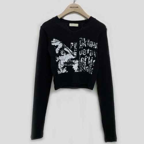 Áo thun tay dài thiết kế mới thời trang mùa hè dành cho nữ