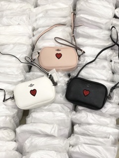🅰️Túi COACH mini tim đỏ 🅰️ CHUẨN AUTH