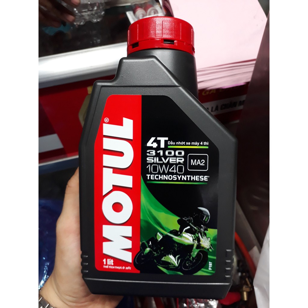 Dầu nhớt Motul Silver 10W40 bán tổng hợp cho xe số