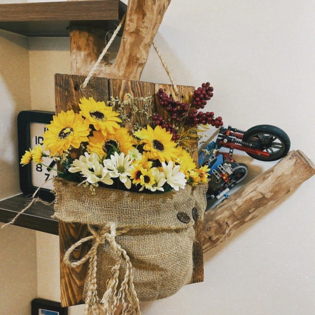 Tranh gỗ hoa lụa decor