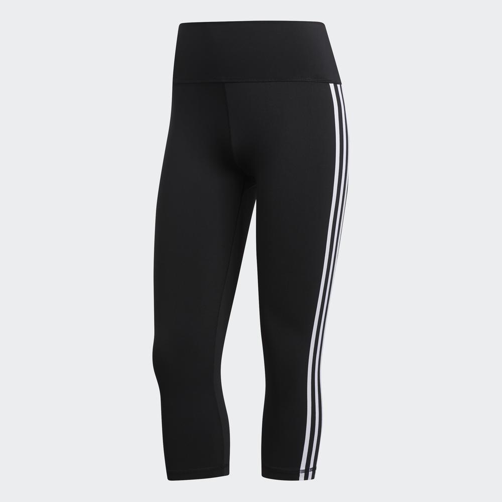 Quần Bó adidas TRAINING Nữ Quần Bó 3/4 3 Sọc Believe This 2.0 Màu đen FJ7186