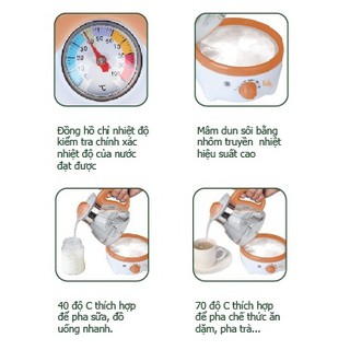 Máy hâm nước pha sữa Fatzbaby FB3009SL
