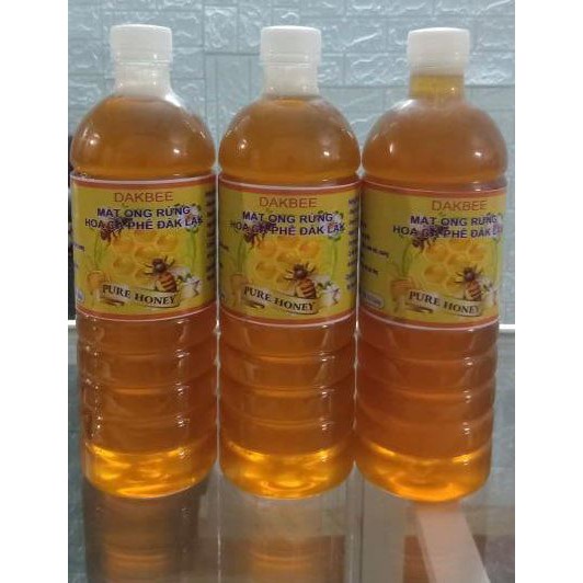 1 LÍT  Mật ong rừng hoa cà phê nguyên chất Daklak