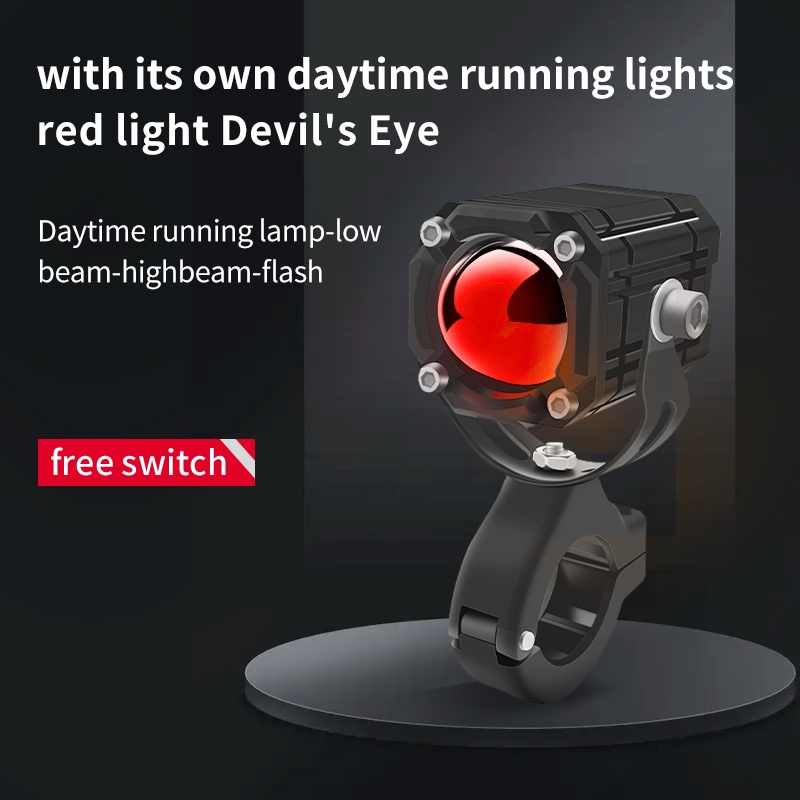 1 Cặp Đèn led mini Chiếu Sáng Cho Xe Mô Tô