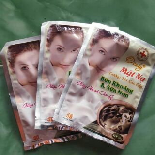 10 bịch MẶT NẠ BÙN KHOÁNG SỮA NON
