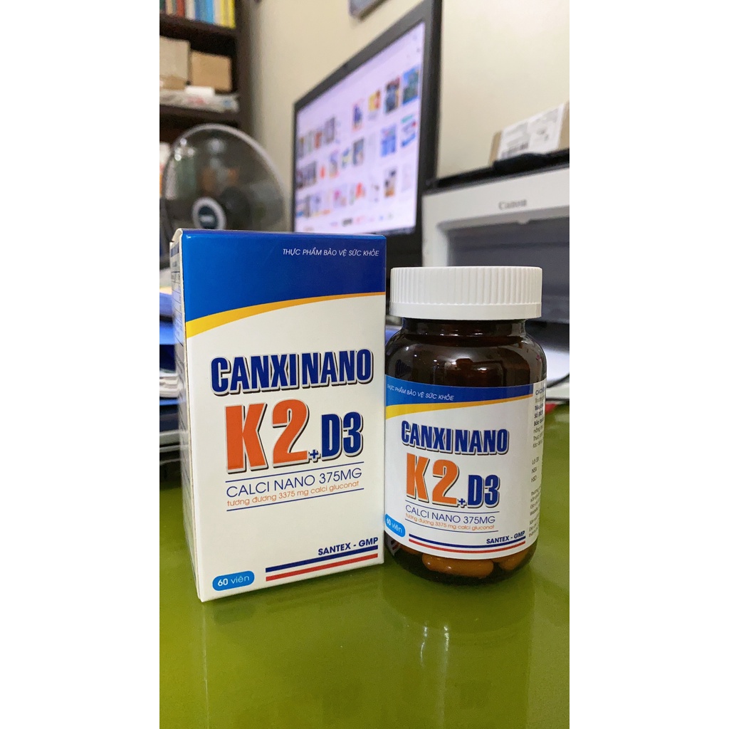 CANXINANO K2 D3 - Bổ sung vitamin K2, D3. Tăng cường hấp thu canxi