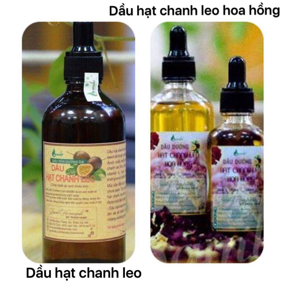 Dầu hạt chanh leo + Dầu hạt chanh leo hoa hồng
