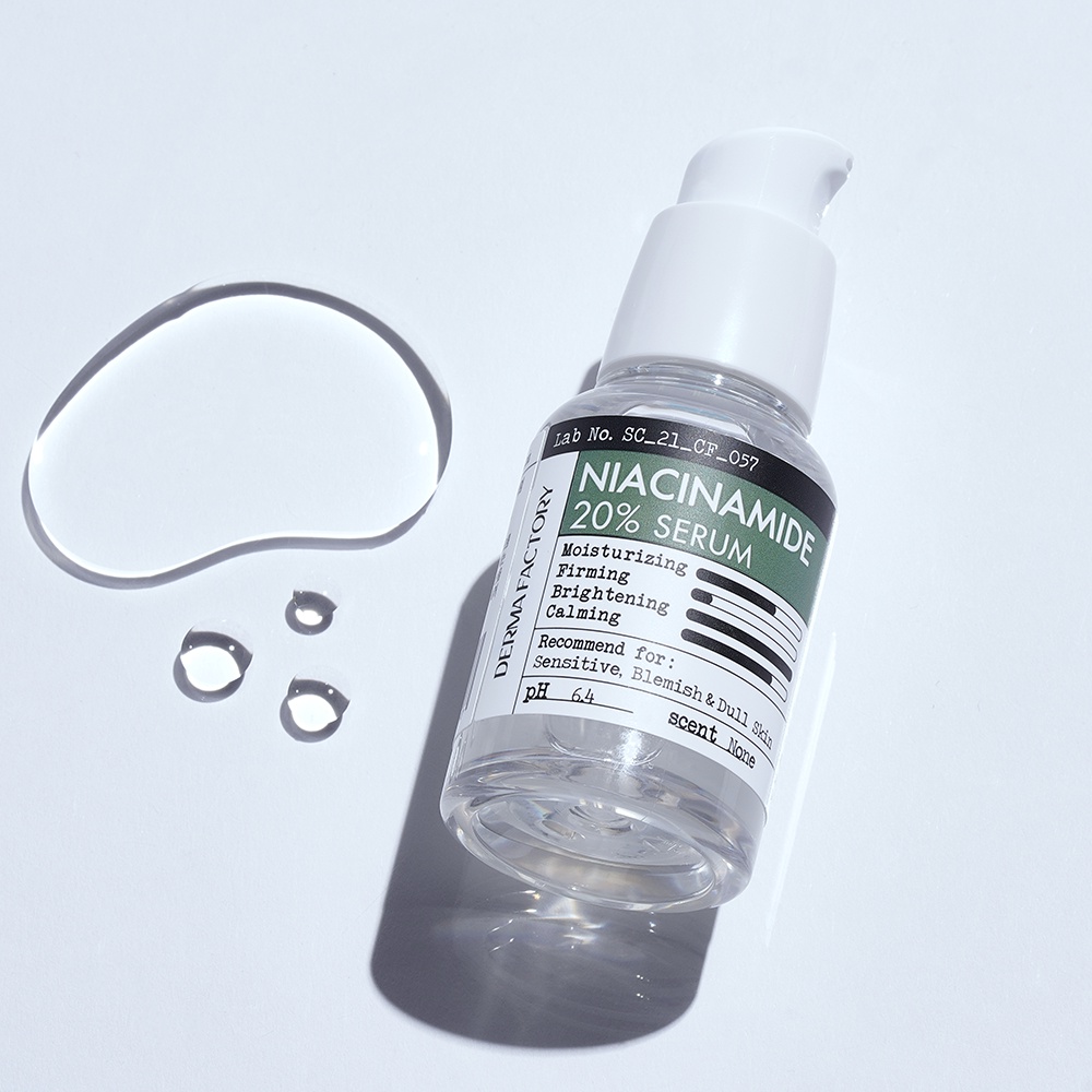 Tinh chất Derma Factory Niacinamide 20% Serum 30ml