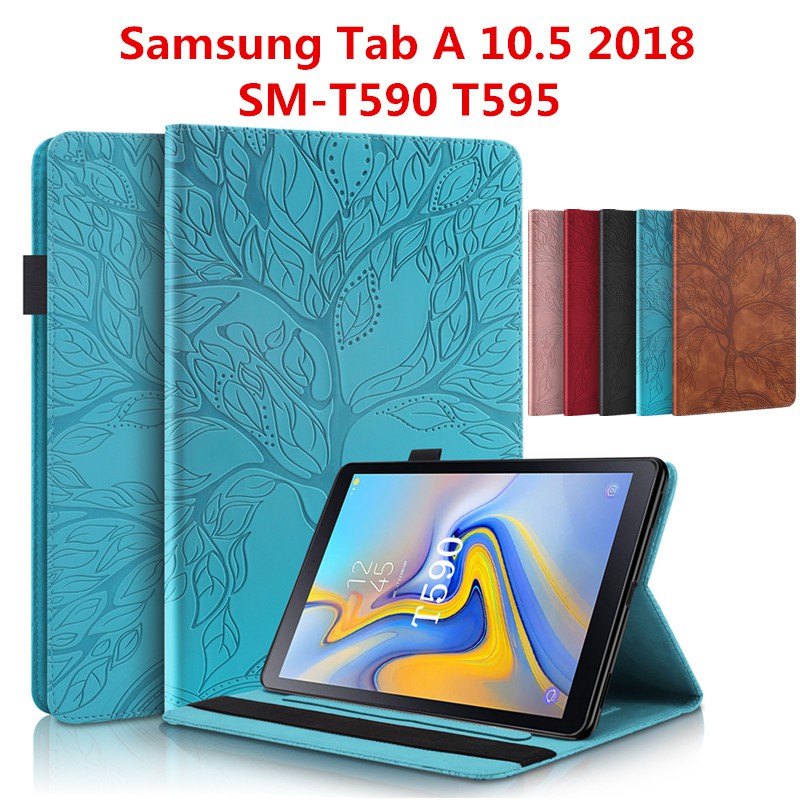 Bao Da Có Ngăn Đựng Thẻ Tiện Dụng Cho Samsung Tab A 10.5 2018 Sm-T590 T595