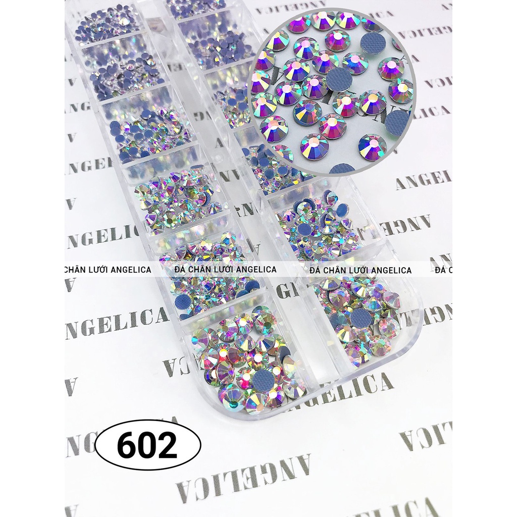 Đá Chân Lưới 14 Khía Crystal Ab ANGELICA 602