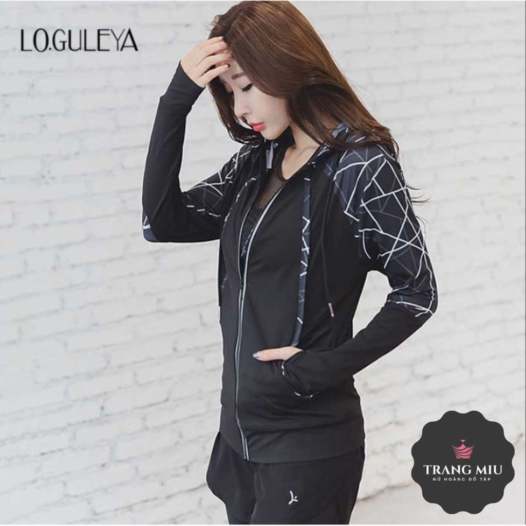 (Bobby Shop) Áo Khoác dài tay có túi thể thao nữ SpiderK (Đồ tập gym,yoga) (Không Quần) - Cửa Hàng Việt Nam