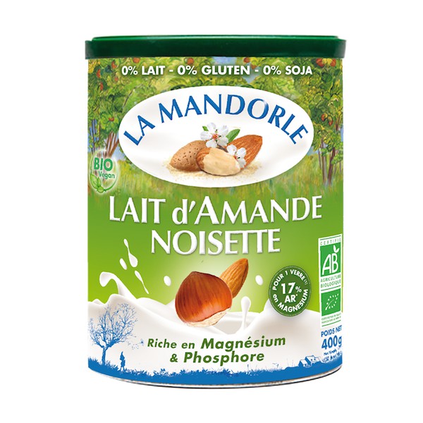 Sữa hạnh nhân hạt phỉ hữu cơ - Lamandorle