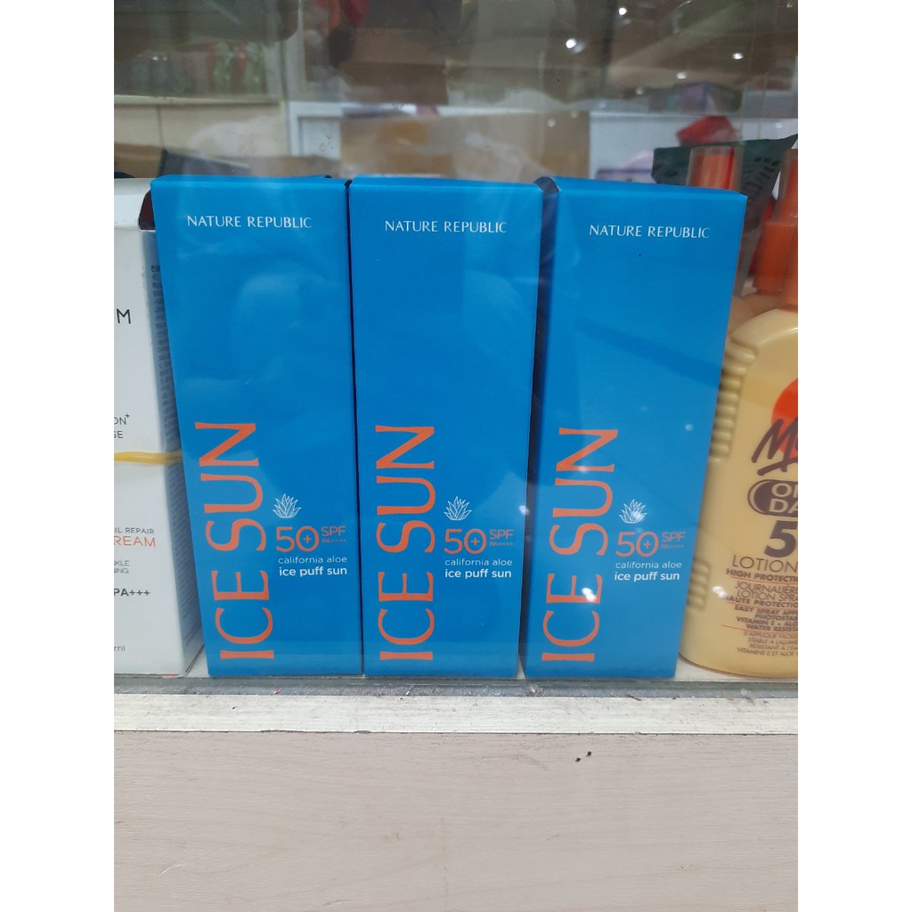 Kem Chống Nắng Ice Sun California Aloe Ice Puff Sun SPF50+ PA++++