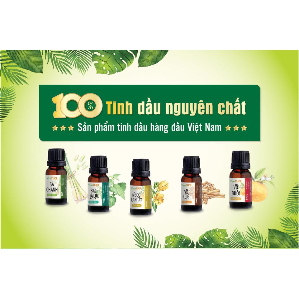 20 loại TINH DẦU VINA TƯƠI 10ml - chọn Treo hoặc Xông