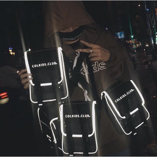 [Tặng Full Tag CND] TÚI MINIBAG NHỰA PHẢN QUANG BLACK PLASTIC COLKIDS.CLUB CND UNISEX