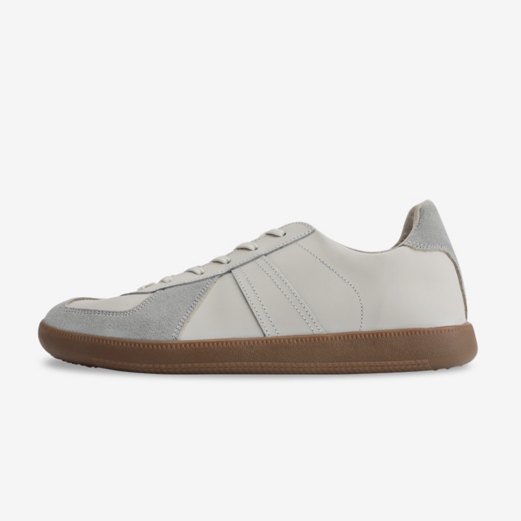 Giày Domba GERMAN ARMY TRAINER 70s - Màu Be/Xám (ECRU/GREY) GAT-8743 Chính Hãng Cho Nam Nữ