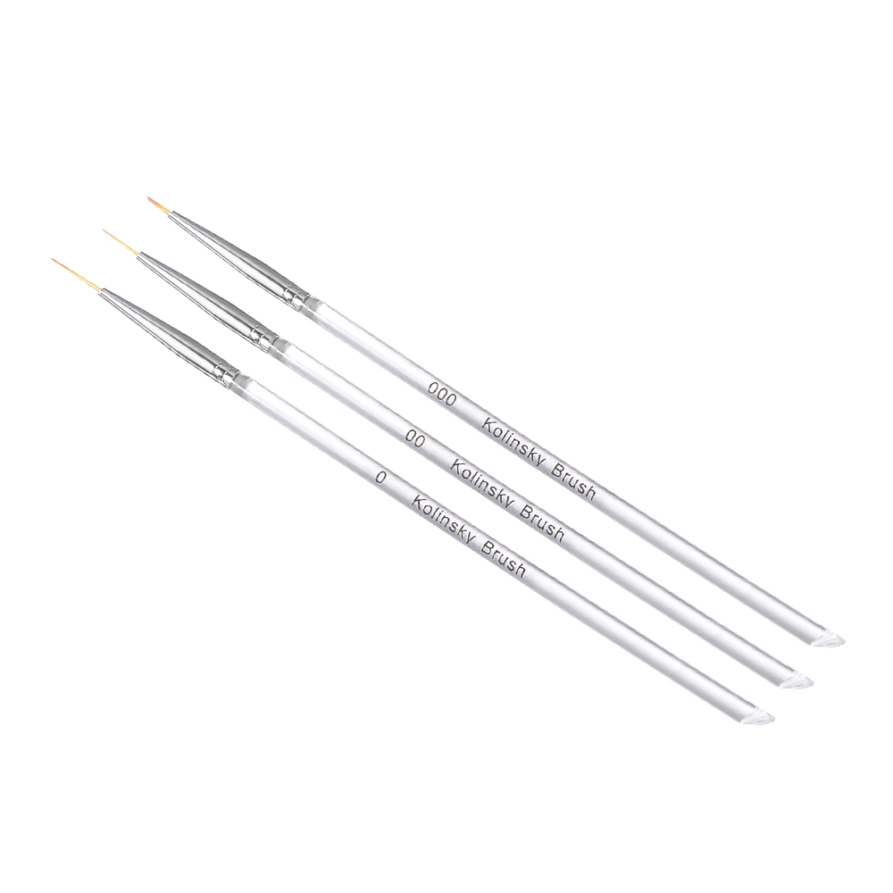 Bộ 3 cọ trang trí móng tay UV sành điệu tiện lợi