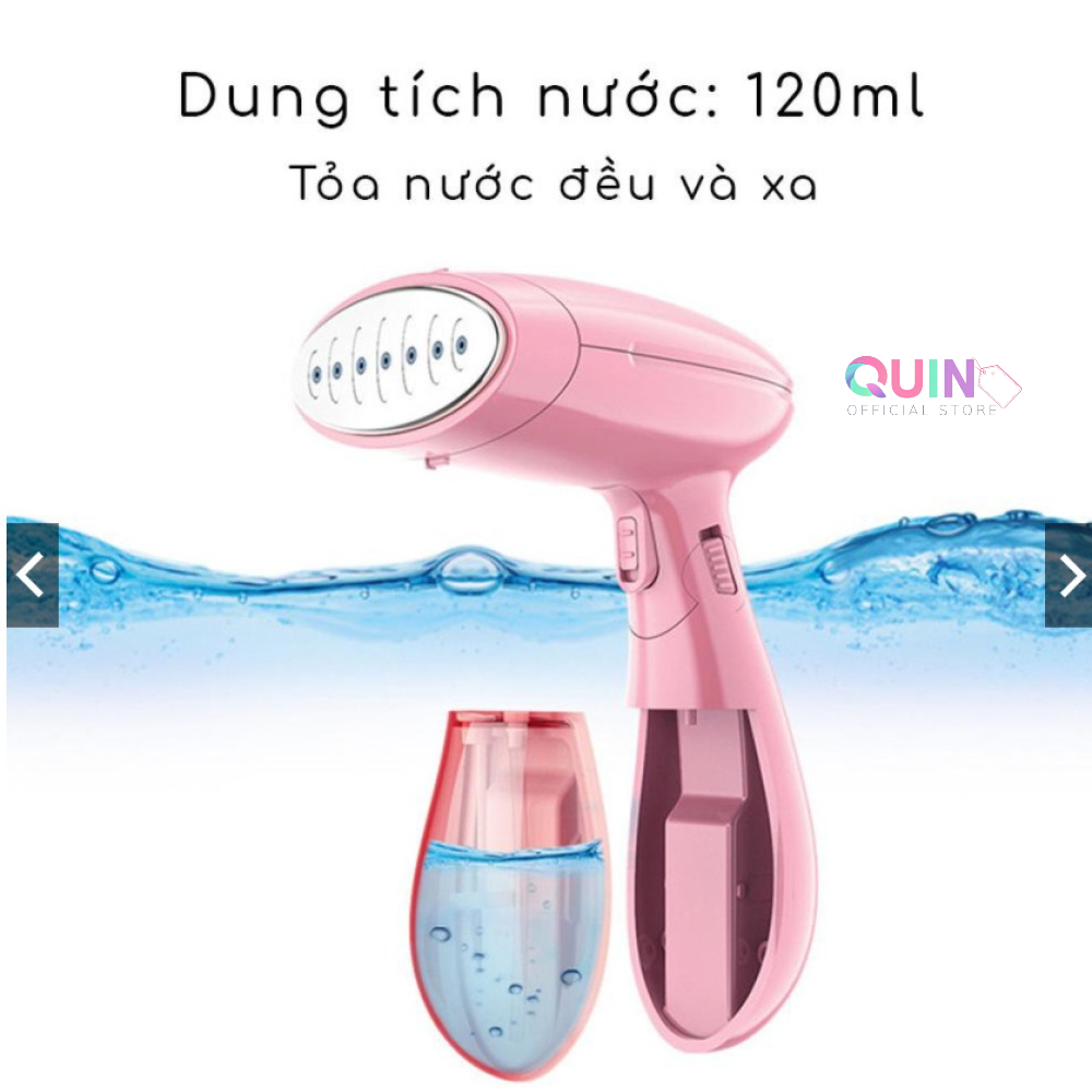 Bàn Là Hơi Nước Cầm Tay Công Suất 1500W, Mẫu Mới 2022 Thông Minh Nhỏ Gọn Tiện Lợi