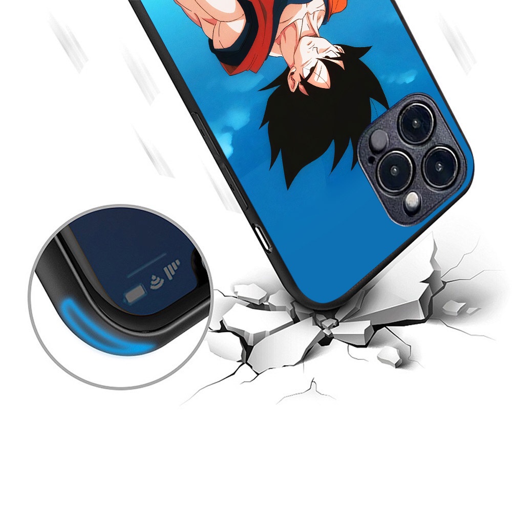 Ốp lưng iphone cao cấp Son goku cho iphone 13 12 pro max mini 11 pro max 7 8 6 s plus X r s max se 2020