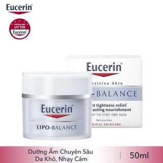 Kem dưỡng ẩm eucerin lipo-balance
